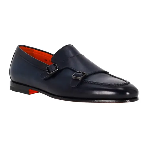 Shoes > Flats > Loafers - - Santoni - Modalova