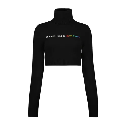 Knitwear > Turtlenecks - - Palm Angels - Modalova