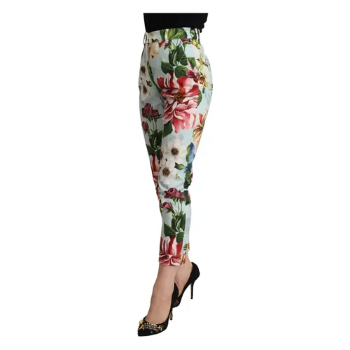 Trousers > Cropped Trousers - - Dolce & Gabbana - Modalova
