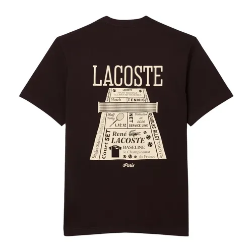 Lacoste - Tops > T-Shirts - Brown - Lacoste - Modalova
