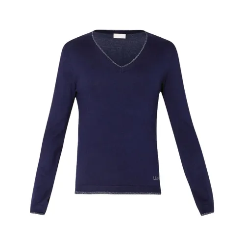Knitwear > V-neck Knitwear - - Liu Jo - Modalova