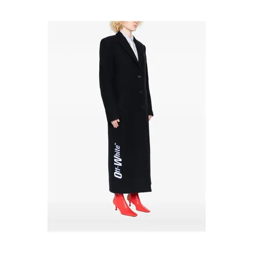 Coats > Single-Breasted Coats - - Off White - Modalova