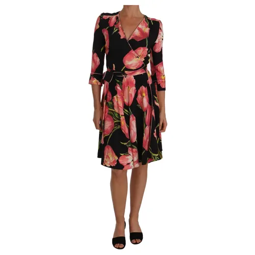 Dresses > Day Dresses > Wrap Dresses - - Dolce & Gabbana - Modalova