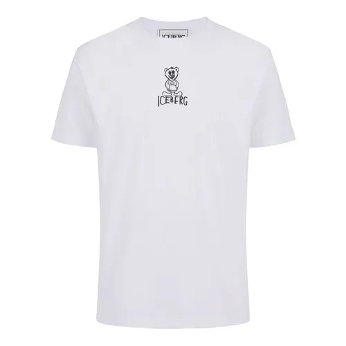 Iceberg - Tops > T-Shirts - White - Iceberg - Modalova