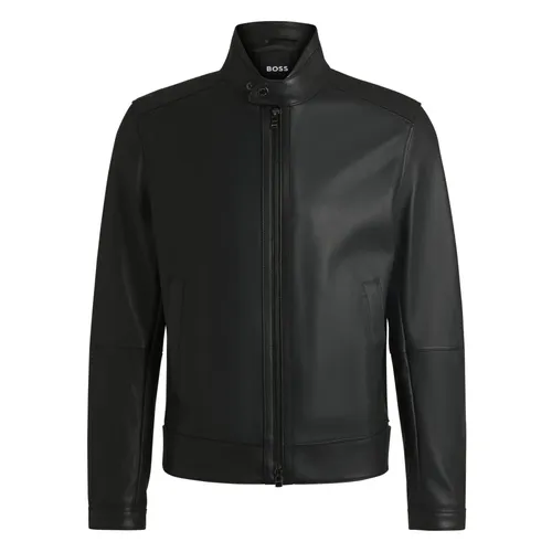 Jackets > Leather Jackets - - Hugo - Modalova