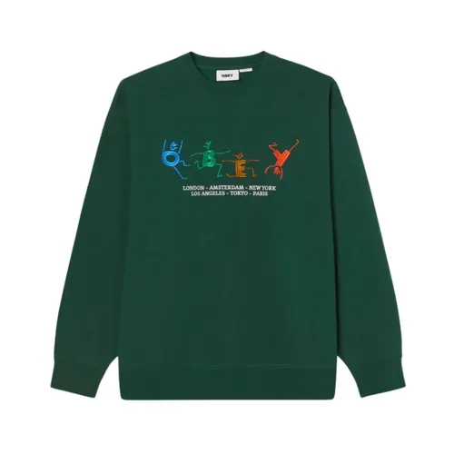 Sweatshirts & Hoodies > Sweatshirts - - Obey - Modalova