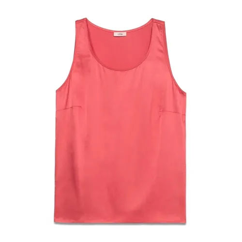 Tops > Sleeveless Tops - - Oltre - Modalova
