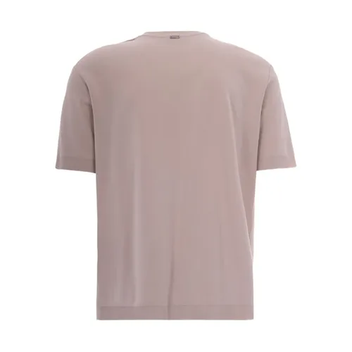 Herno - Tops > T-Shirts - Gray - Herno - Modalova