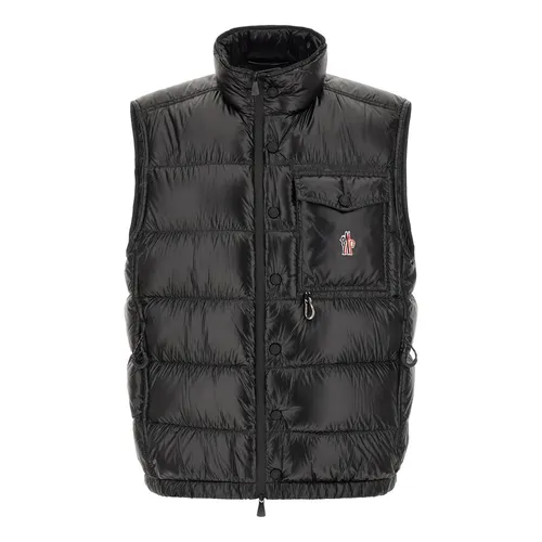 Moncler - Jackets > Vests - Black - Moncler - Modalova