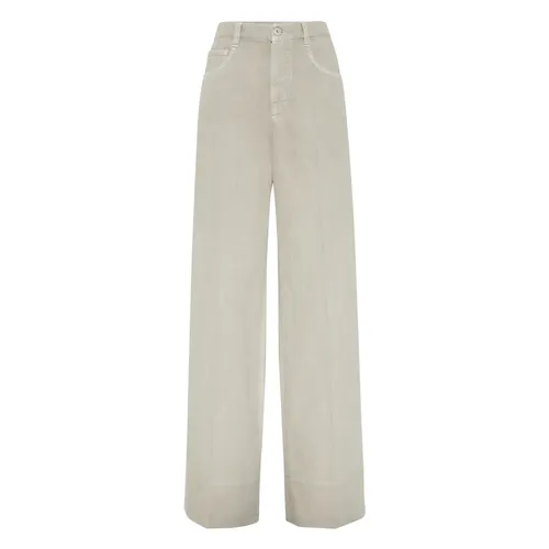 Trousers > Wide Trousers - - Brunello Cucinelli - Modalova