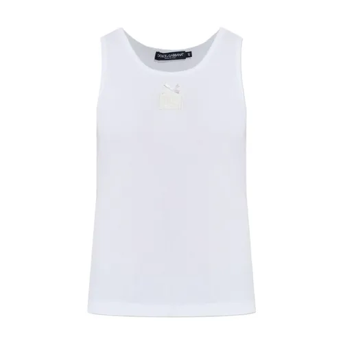 Tops > Sleeveless Tops - - Dolce & Gabbana - Modalova