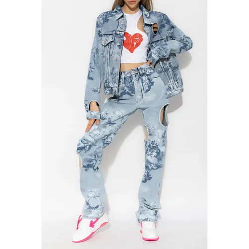 Jackets > Denim Jackets - - Off White - Modalova
