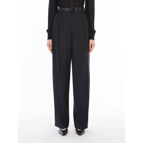Trousers > Wide Trousers - - Max Mara Studio - Modalova