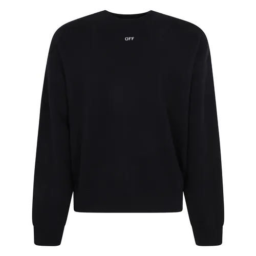 Knitwear > Round-neck Knitwear - - Off White - Modalova