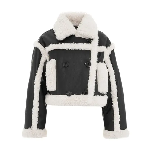 Jackets > Faux Fur & Shearling Jackets - - Stand Studio - Modalova