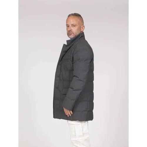 Fay - Coats > Down Coats - Gray - Fay - Modalova