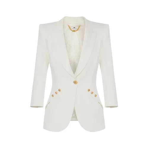 Jackets > Blazers - - Elisabetta Franchi - Modalova