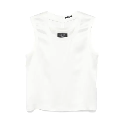 Tops > Sleeveless Tops - - Balmain - Modalova