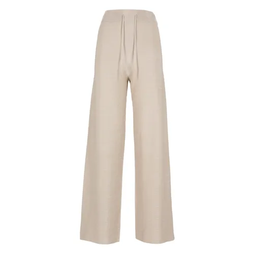 Trousers > Wide Trousers - - Fabiana Filippi - Modalova
