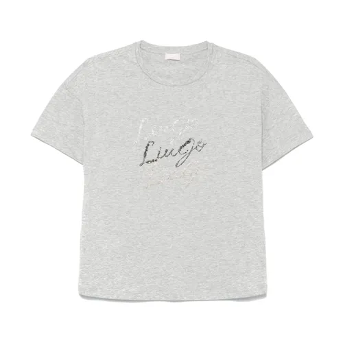 Liu Jo - Tops > T-Shirts - Gray - Liu Jo - Modalova