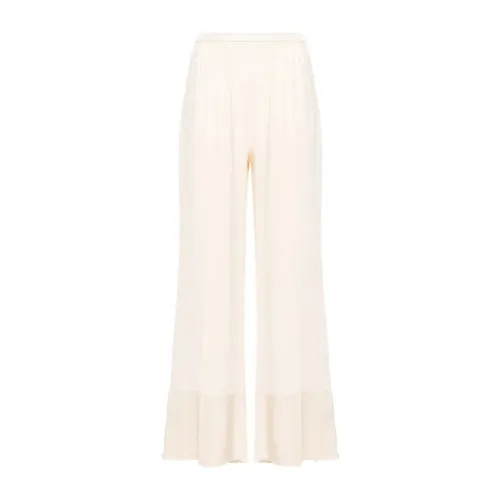 Trousers > Wide Trousers - - Forte Forte - Modalova