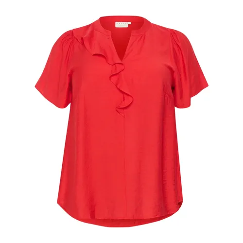 Blouses & Shirts > Blouses - - Kaffe Curve - Modalova