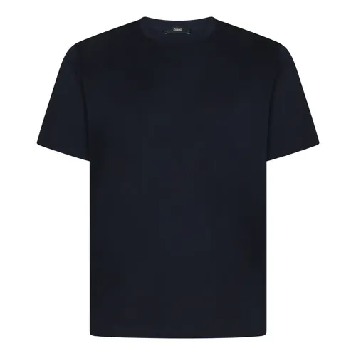 Herno - Tops > T-Shirts - Blue - Herno - Modalova