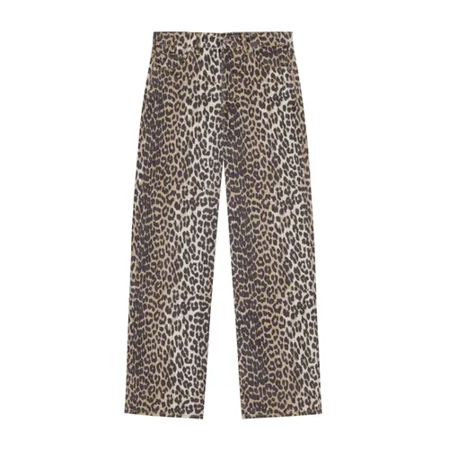 Trousers > Wide Trousers - - Ganni - Modalova