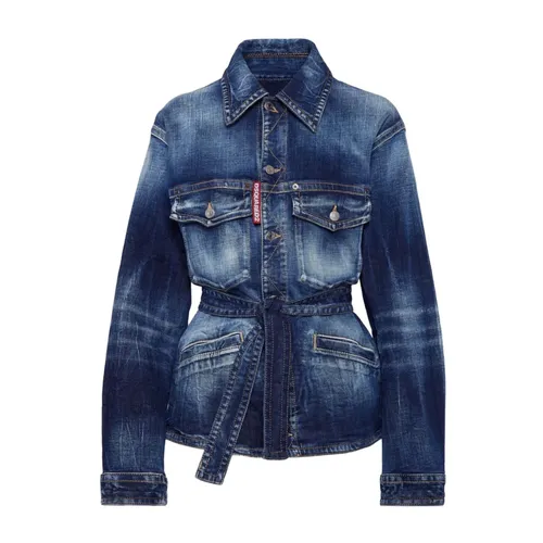Jackets > Denim Jackets - - Dsquared2 - Modalova