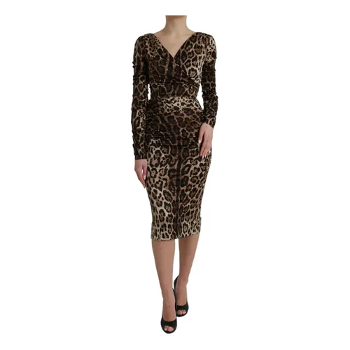 Dresses > Day Dresses > Midi Dresses - - Dolce & Gabbana - Modalova