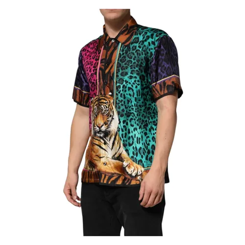 Shirts > Short Sleeve Shirts - - Dolce & Gabbana - Modalova