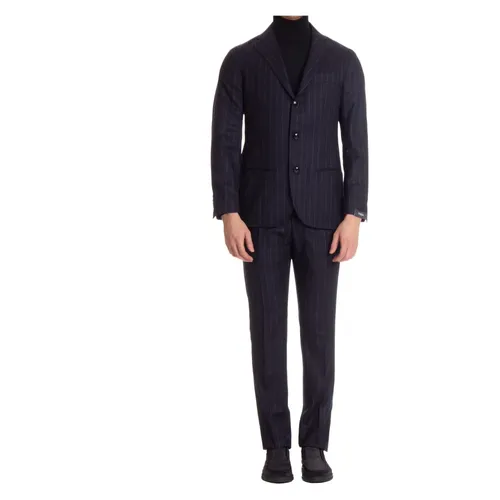 Suits > Suit Sets > Single Breasted Suits - - Barba - Modalova