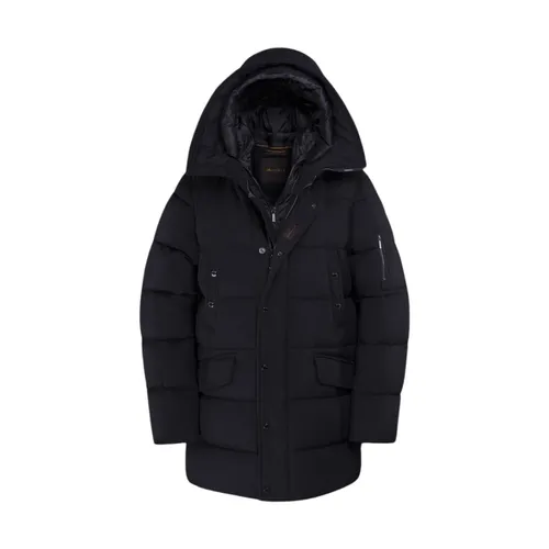 Moorer - Coats > Parkas - Blue - Moorer - Modalova