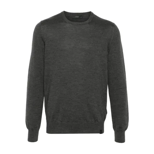 Knitwear > Round-neck Knitwear - - Fay - Modalova
