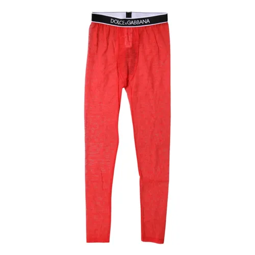 Trousers > Leggings - - Dolce & Gabbana - Modalova