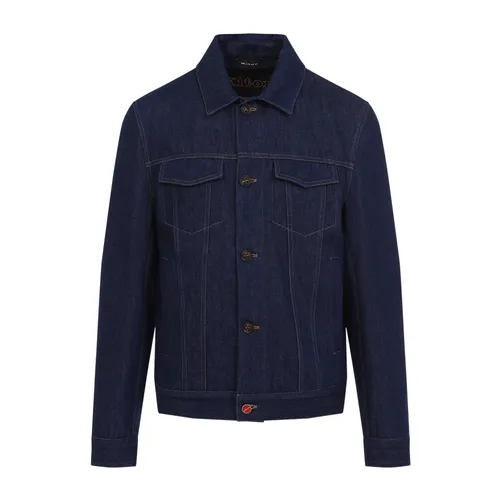 Jackets > Denim Jackets - - Kiton - Modalova