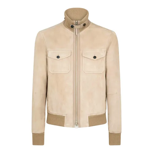 Jackets > Leather Jackets - - Tom Ford - Modalova
