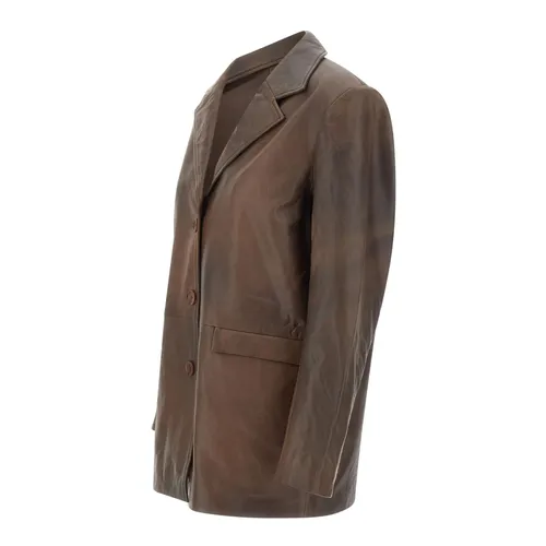 Jackets > Leather Jackets - - Rotate Birger Christensen - Modalova