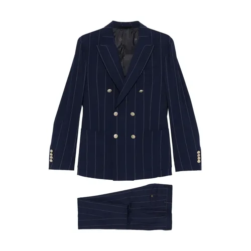 Suits > Suit Sets > Double Breasted Suits - - Eleventy - Modalova