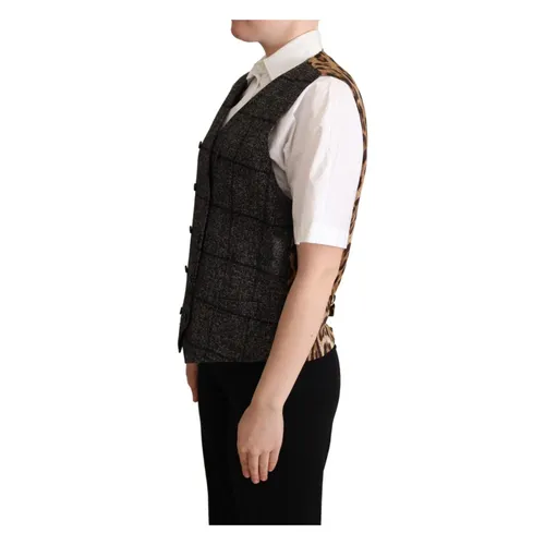 Jackets > Vests - - Dolce & Gabbana - Modalova
