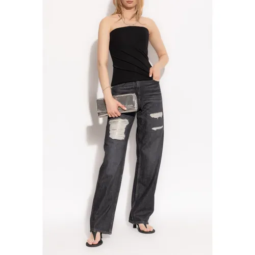 Tops > Sleeveless Tops - - Versace - Modalova