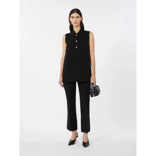 Trousers > Cropped Trousers - - Max Mara Studio - Modalova