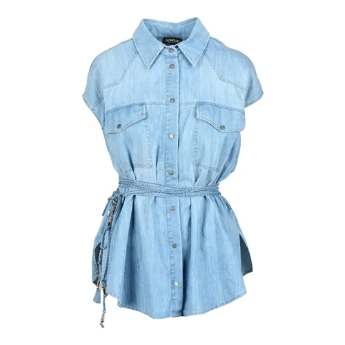 Blouses & Shirts > Denim Shirts - - Dondup - Modalova