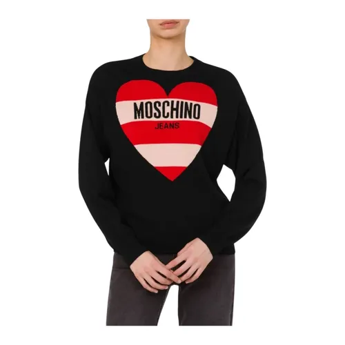 Knitwear > Round-neck Knitwear - - Moschino - Modalova