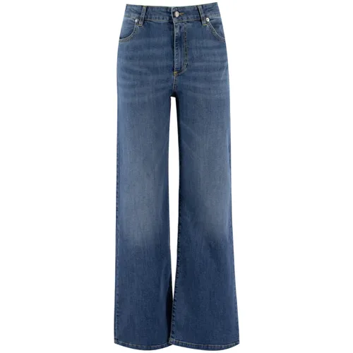 Jeans > Wide Jeans - - Antonelli Firenze - Modalova