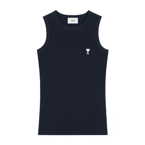 Tops > Sleeveless Tops - - Ami Paris - Modalova