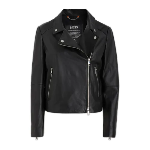 Jackets > Leather Jackets - - Hugo - Modalova
