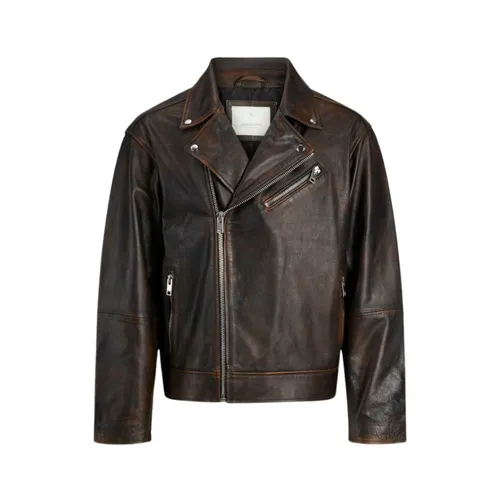 Jackets > Leather Jackets - - Jack & Jones - Modalova