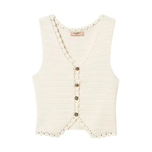 Twinset - Jackets > Vests - Gray - Twinset - Modalova