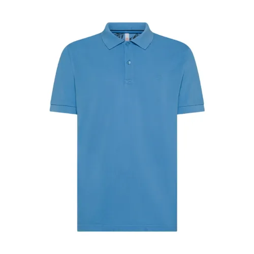 Sun68 - Tops > Polo Shirts - Blue - Sun68 - Modalova
